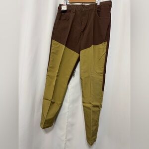 Vintage Wrangler Men's Field Pants in‎ Brown and Khaki 36x32 NWT